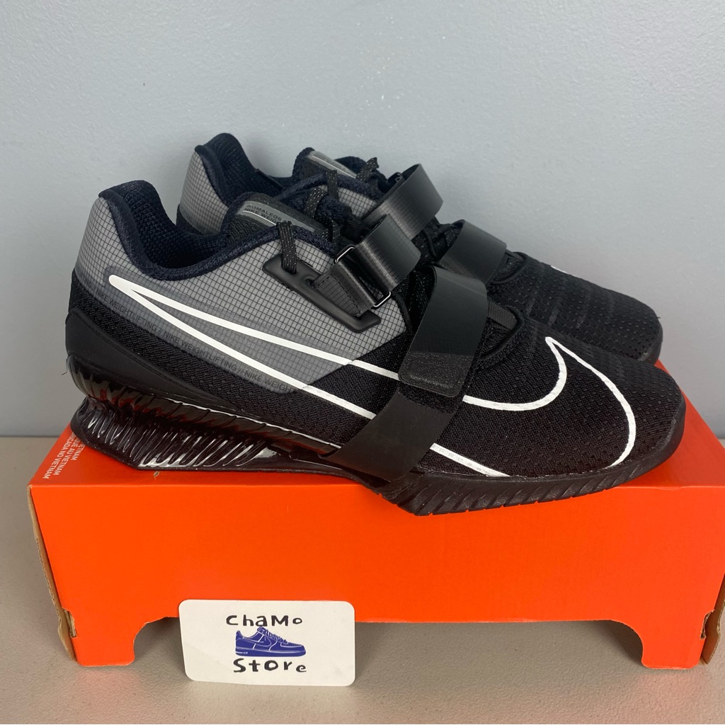 Nike Romaleos 4 Black Weightlifting Lifting Gym Shoes Cd3463 010 Men's Size 11.5